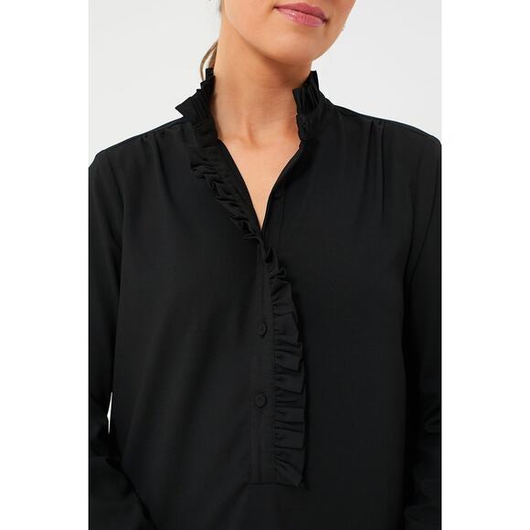TUCKERNUCK Black Crepe Tate Dress Size L NWT Retail $168 Tuckernuck - Picture 5 of 8